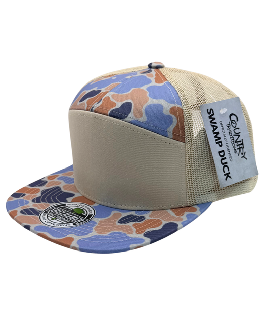 Swamp Duck Bleu Camo & Cream Outlaw