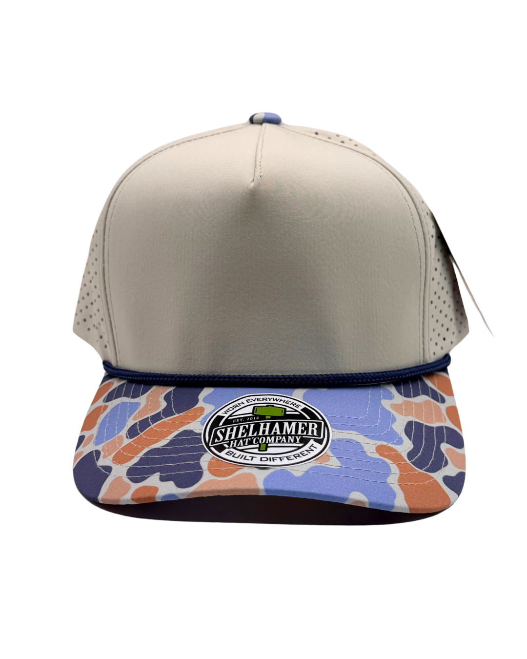 Swamp Duck Bleu Camo & Stone Bill/Button Pro Rope