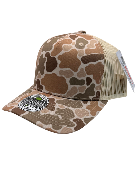 Swamp Duck Champagne Camo & Cream Edge