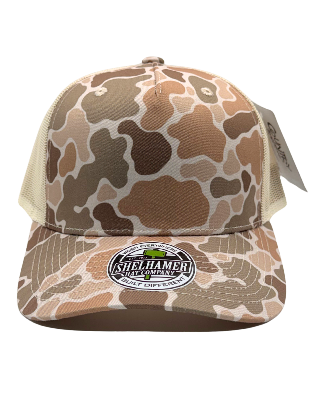 Swamp Duck Champagne Camo & Cream Edge