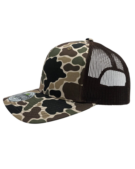 Swamp Duck Camo & Brown 5-Panel Classic