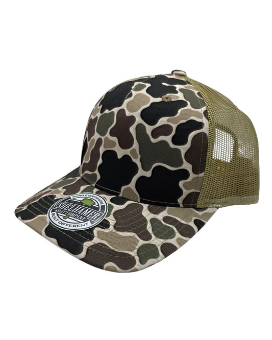 Swamp Duck Camo & Gold 5-Panel Classic