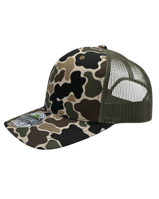 Swamp Duck Camo & Olive 5-Panel Classic